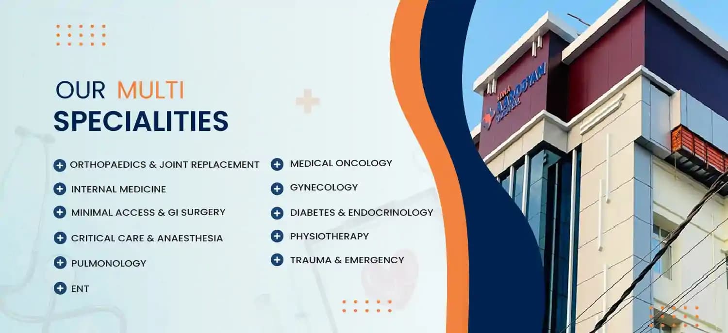 HDNA Aarogyam Hospital Front Banner - Image 1